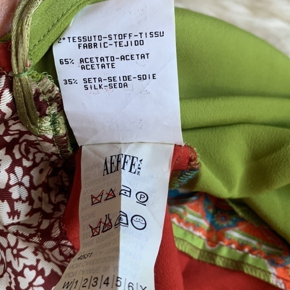 Jean PAUL GAULTIER CLASSIQUE Vintage Retro 90’s Silk Abstract/Floral Maxi Dress - Picture 7 of 15